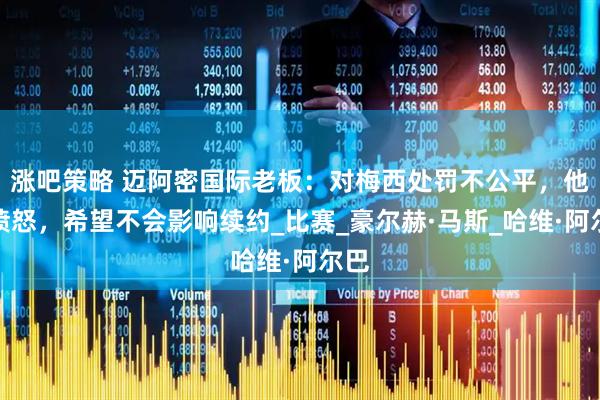 涨吧策略 迈阿密国际老板：对梅西处罚不公平，他很愤怒，希望不会影响续约_比赛_豪尔赫·马斯_哈维·阿尔巴